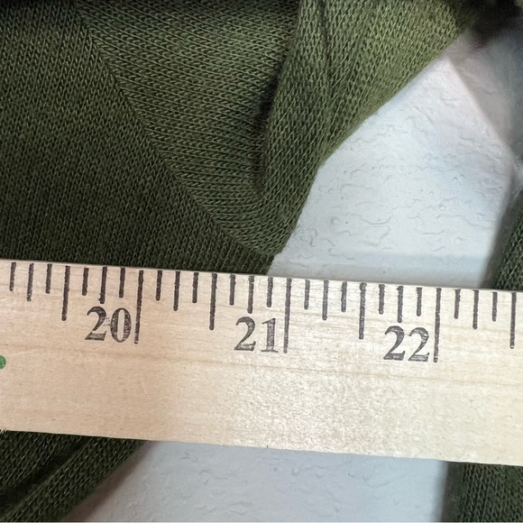 Olive Green Cardigan Sweater - Picture 6 of 6